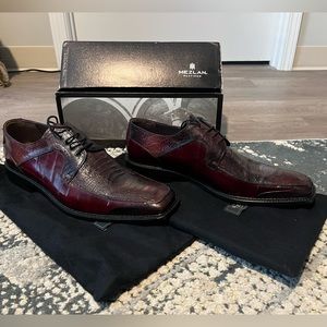 Mezlan Platinum size 12 men’s shoe burgundy brand new never